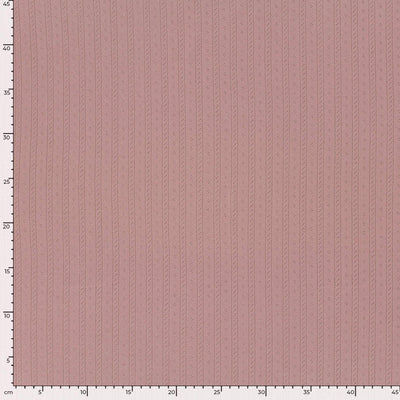 Cotton Jersey Pointelle Light Mauve