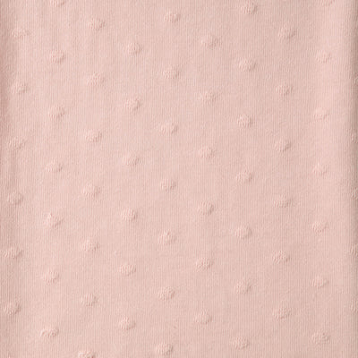 Polka Dot Textured Jersey Blush