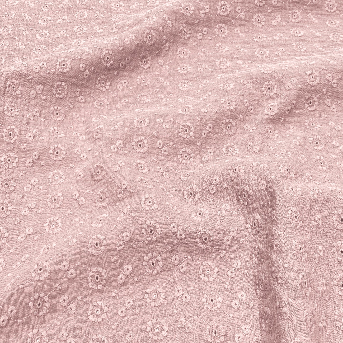 Embroidered Double Gauze Suzy Petal