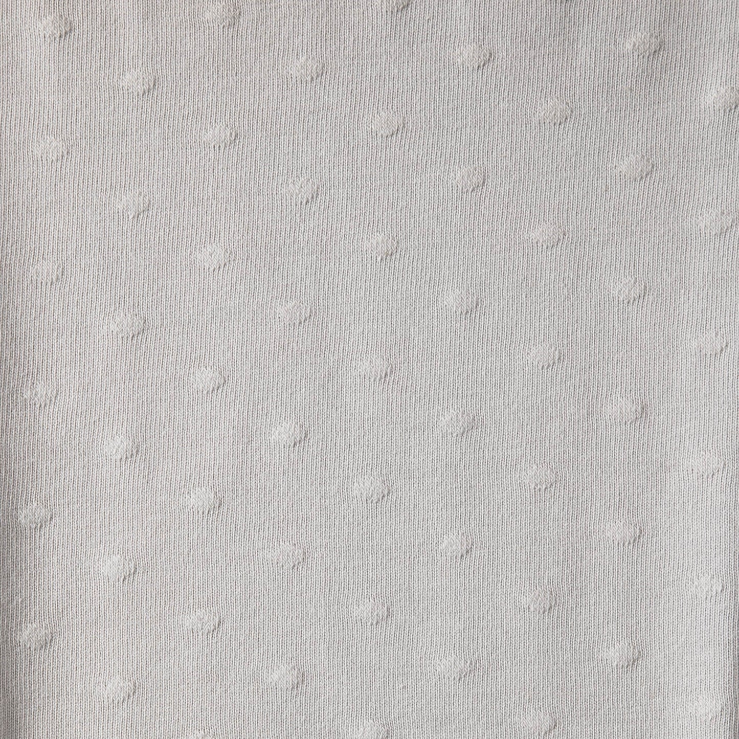 Polka Dot Textured Jersey Light Gray