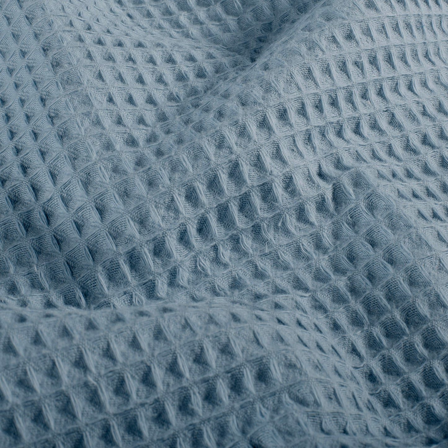 Baumwollwaffel Himmelblau