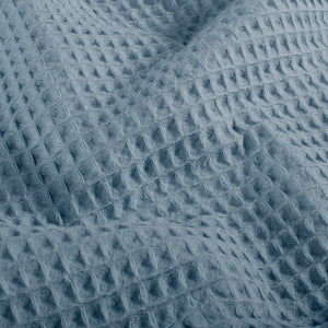 Baumwollwaffel Himmelblau