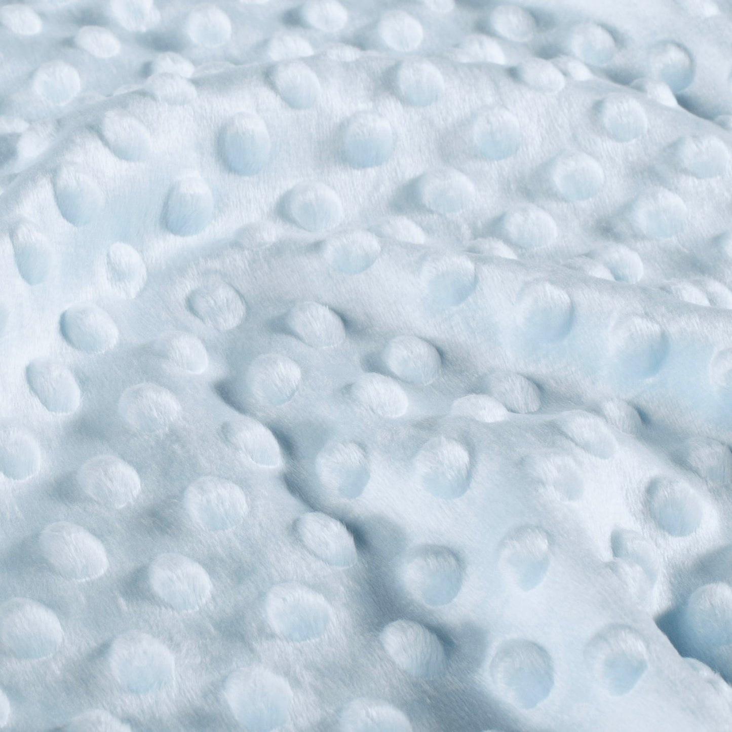 Babyblauer Minky-Stoff