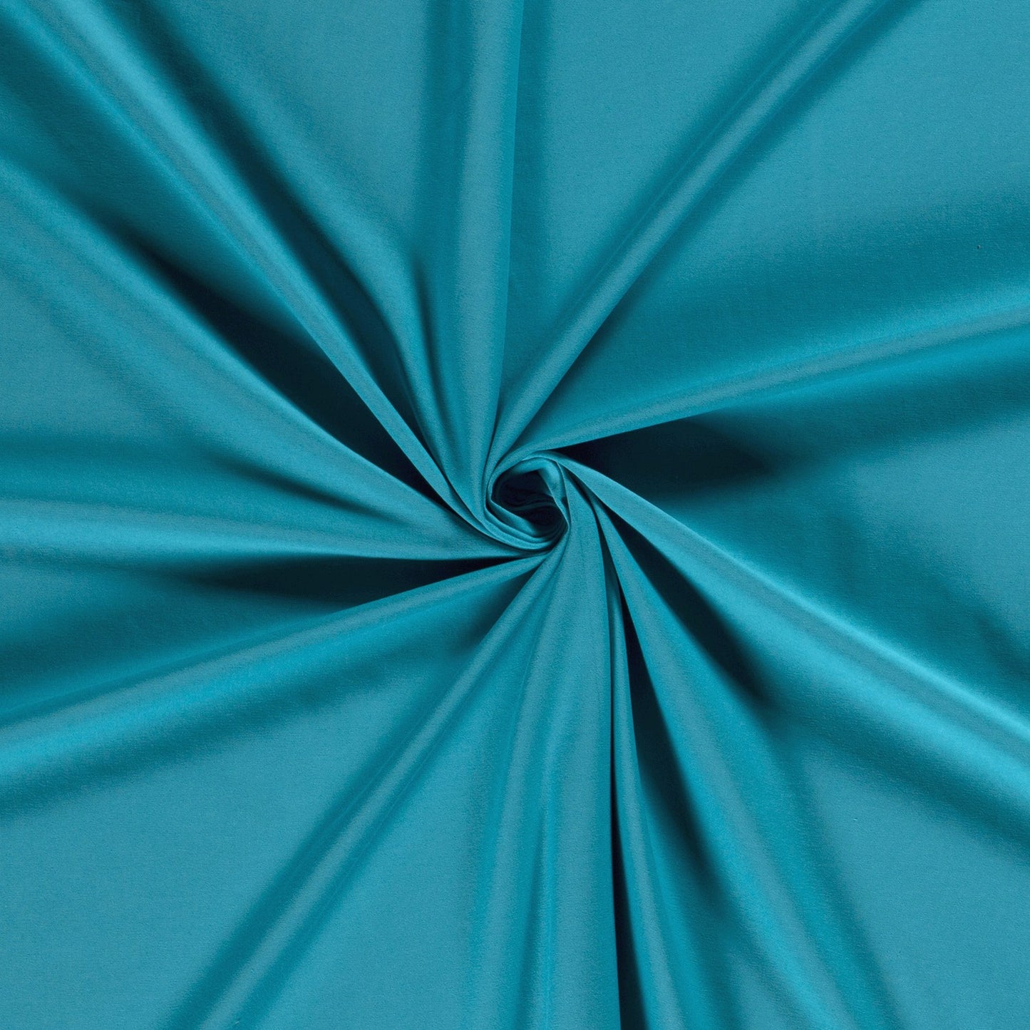 Türkisfarbener Baumwolljersey