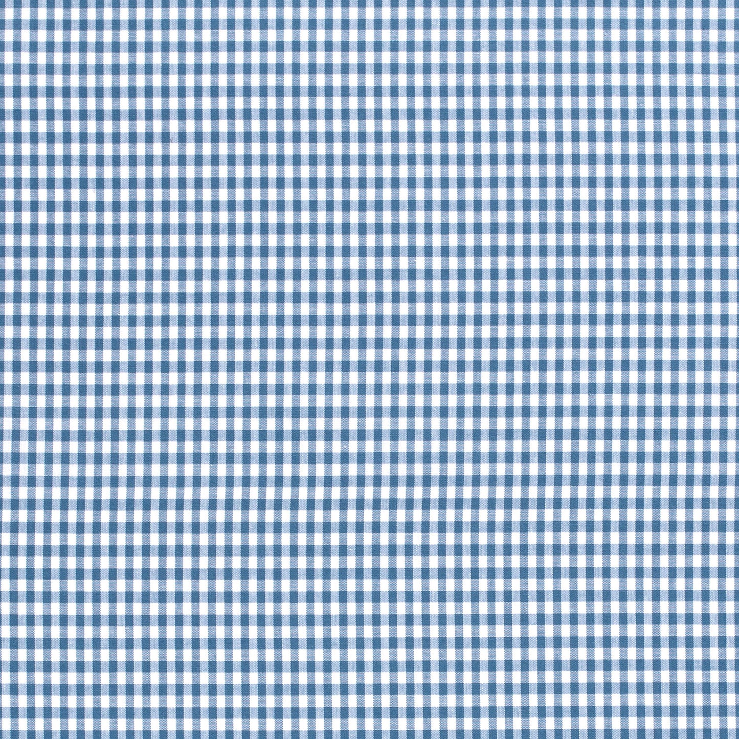 Cotton Poplin Gingham Indigo 2.7 mm