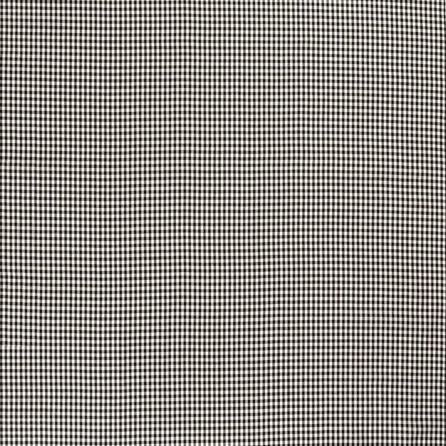 Cotton Poplin Gingham Black 2.7 mm