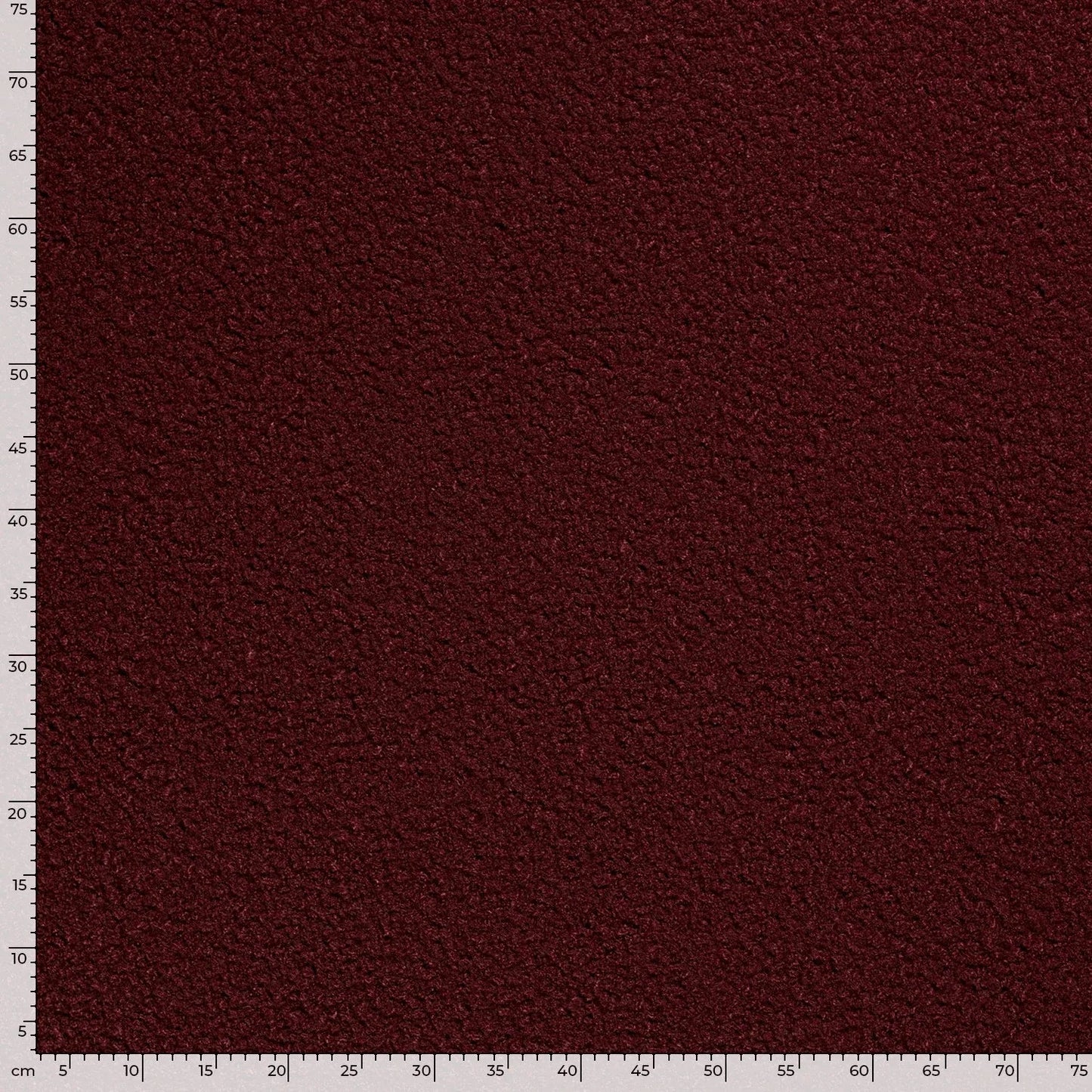 Boucle Wine Red