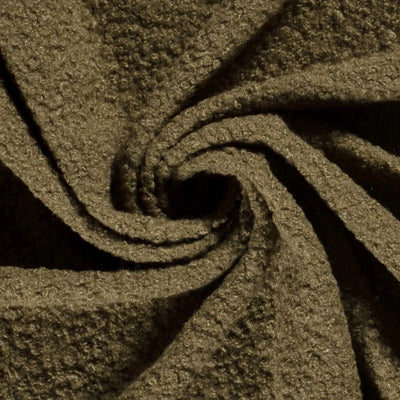 Boucle Khaki Green