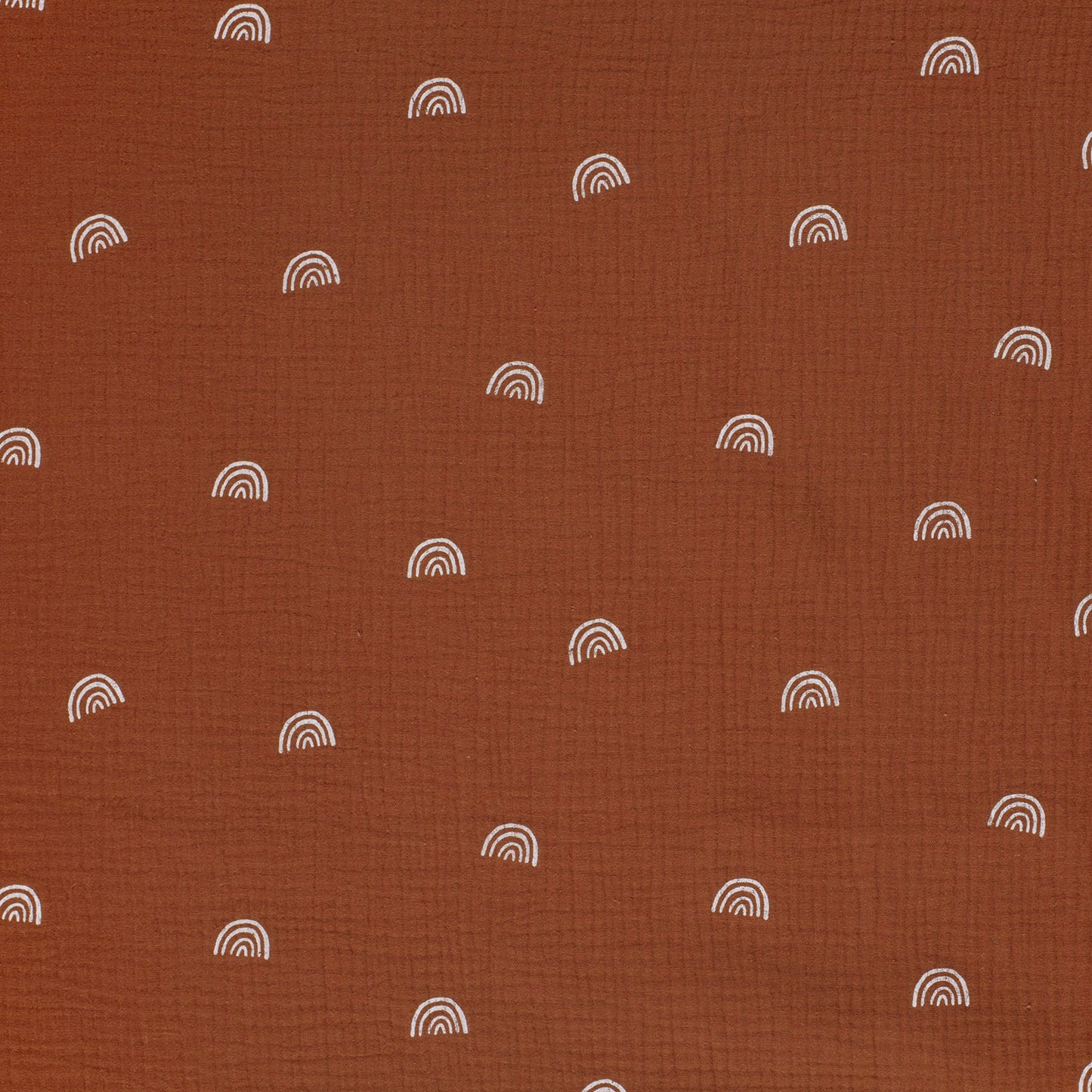 Double Gauze Printed Rainbow Brique