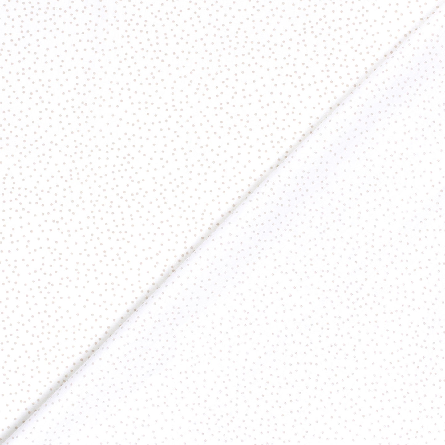 Cotton Poplin Printed Dots Off White