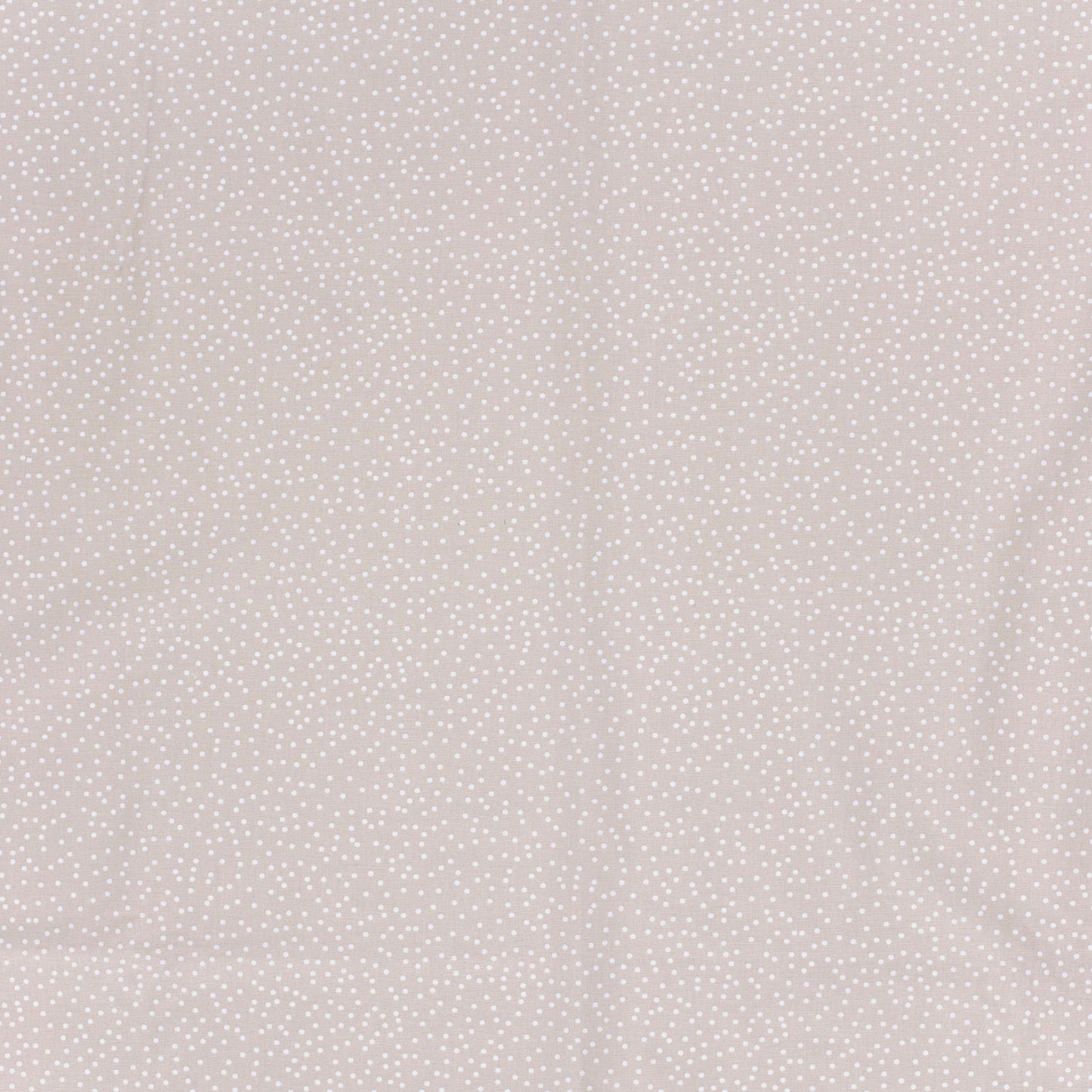 Cotton Poplin Printed Dots Beige