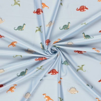 Swimwear Jersey UPF50 Dinosaurs Baby Blue