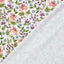 French Terry Printed Flowers Off White