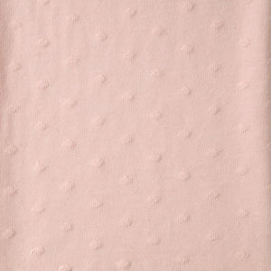 Polka Dot Textured Jersey Blush