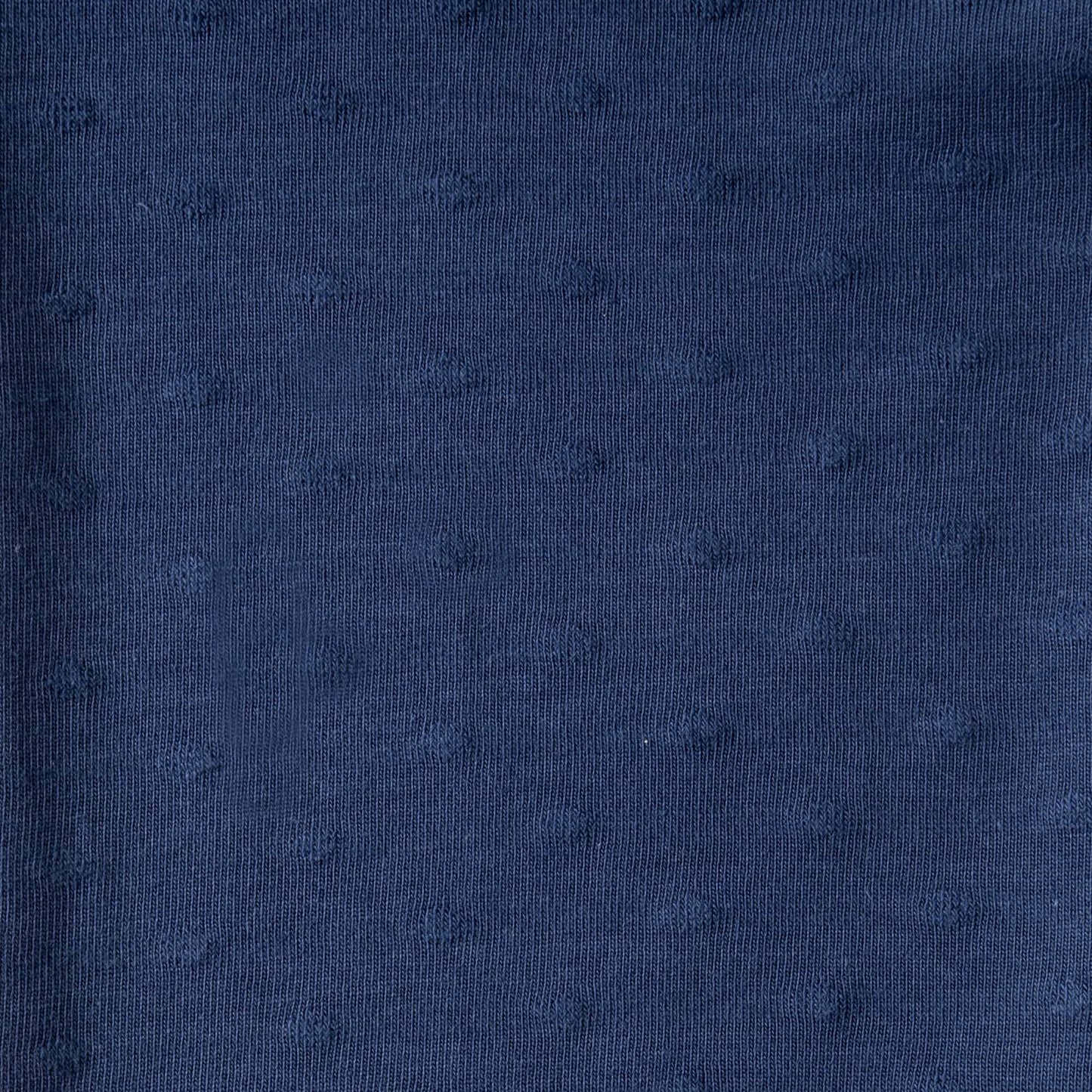 Polka Dot Textured Jersey Indigo