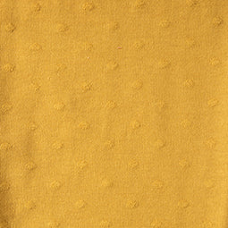 Polka Dot Textured Jersey Mustard