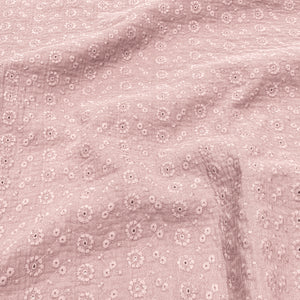 Embroidered Double Gauze Suzy Petal