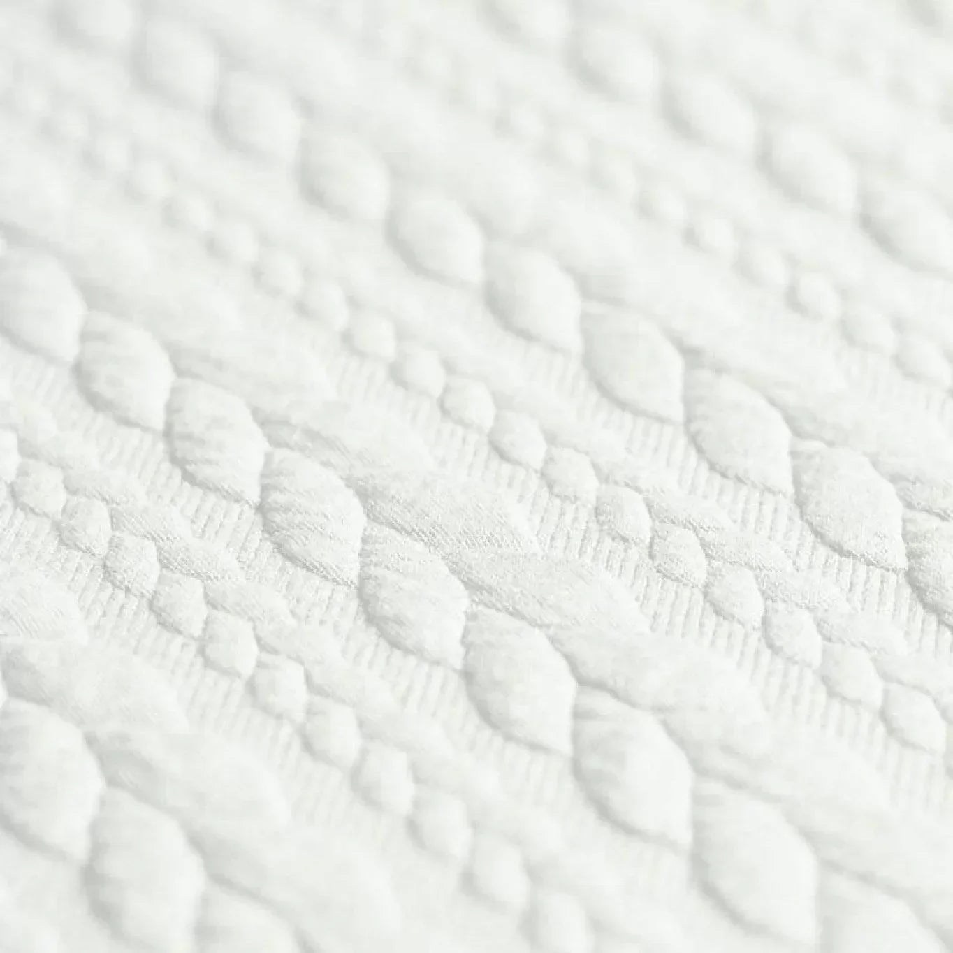 Zopfmuster-Jacquard, Ecru