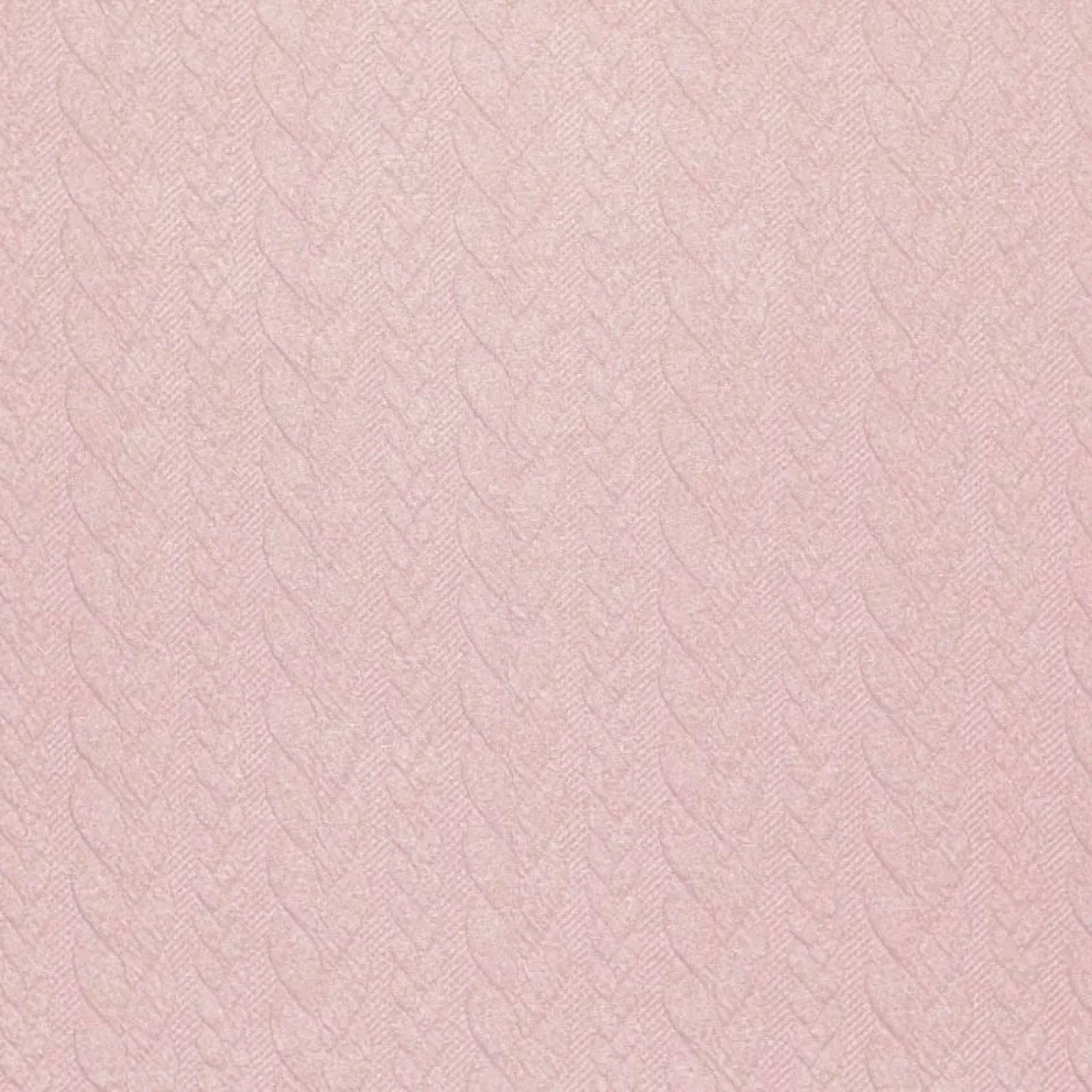Zopfmuster-Jacquard, Nude-Rosa