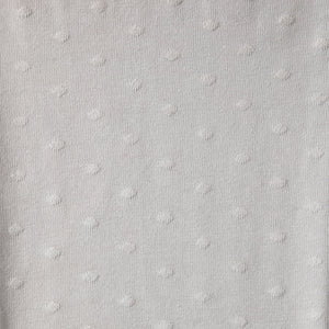 Polka Dot Textured Jersey Light Gray