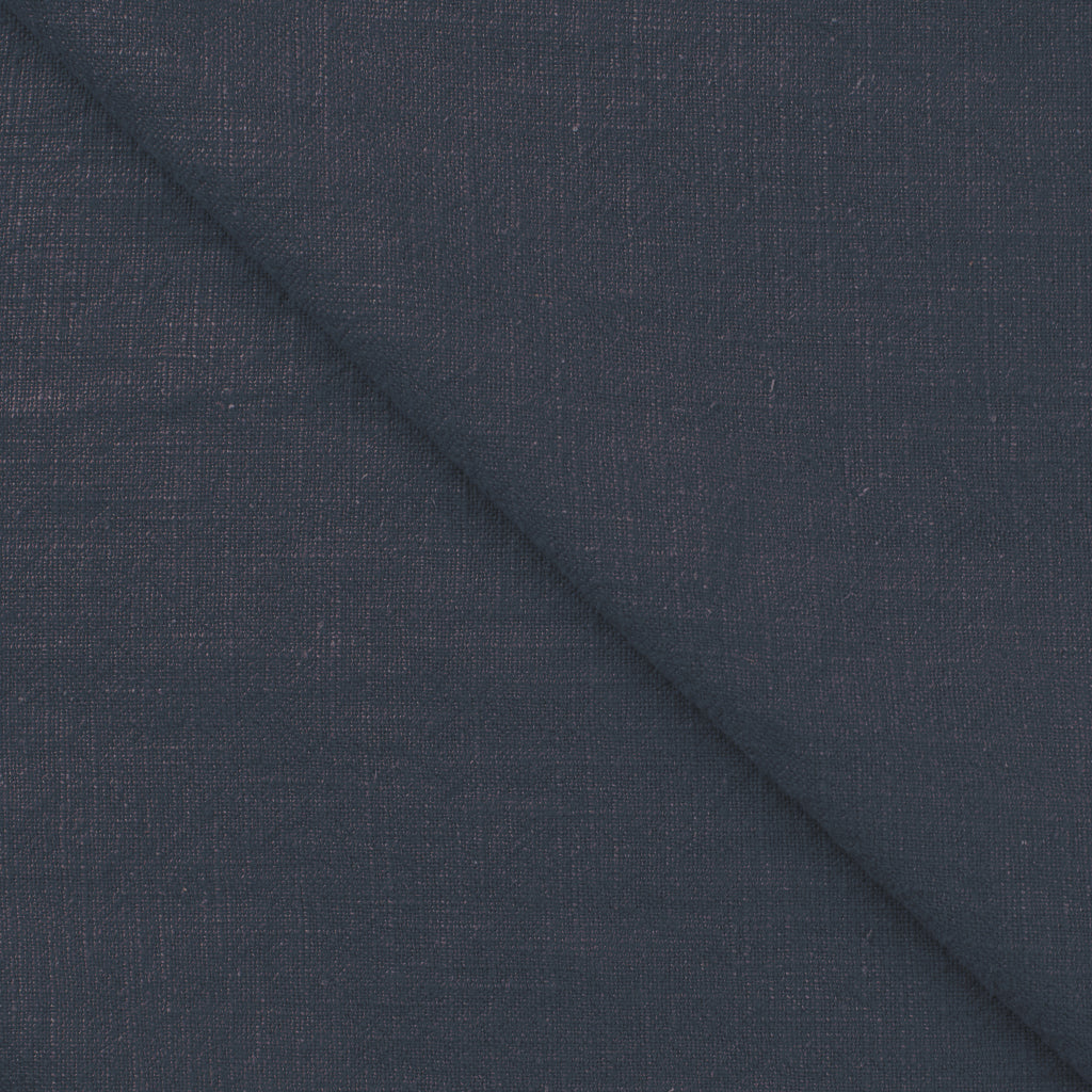 Stonewashed Linen Dark Jeans Blue